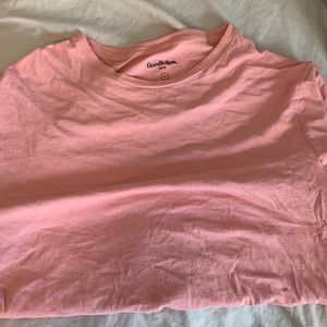 Pretty pink soft basic t-shirt